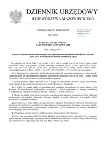 UCHWAŁA NR XXVI/245/2020 RADY MIEJSKIEJ GÓRY KALWARII z dnia 27 lutego 2020 r. w sprawie wyboru metody ustalania opłaty za gospodarowanie odpadami komunalnymi na terenie Gminy Góra Kalwaria oraz ustalenia stawki takiej opłaty