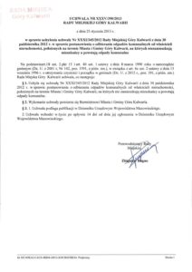 XXXV-390-2013 - uchylenie odbierania z niezamieszkałych